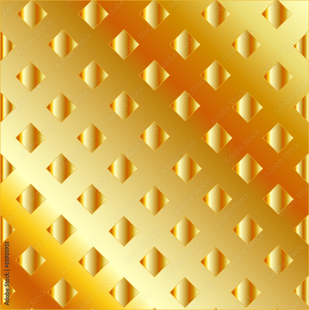 Seamless golden grid background Seamless golden grid background