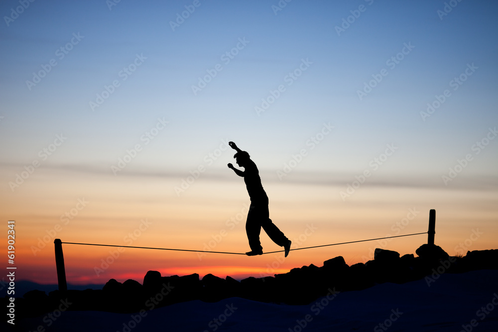 Silhouette Of Slackliner Stock Photo Adobe Stock 1923-season-2-episode-2-review-i-need-a-bit-more-urgency-when-it