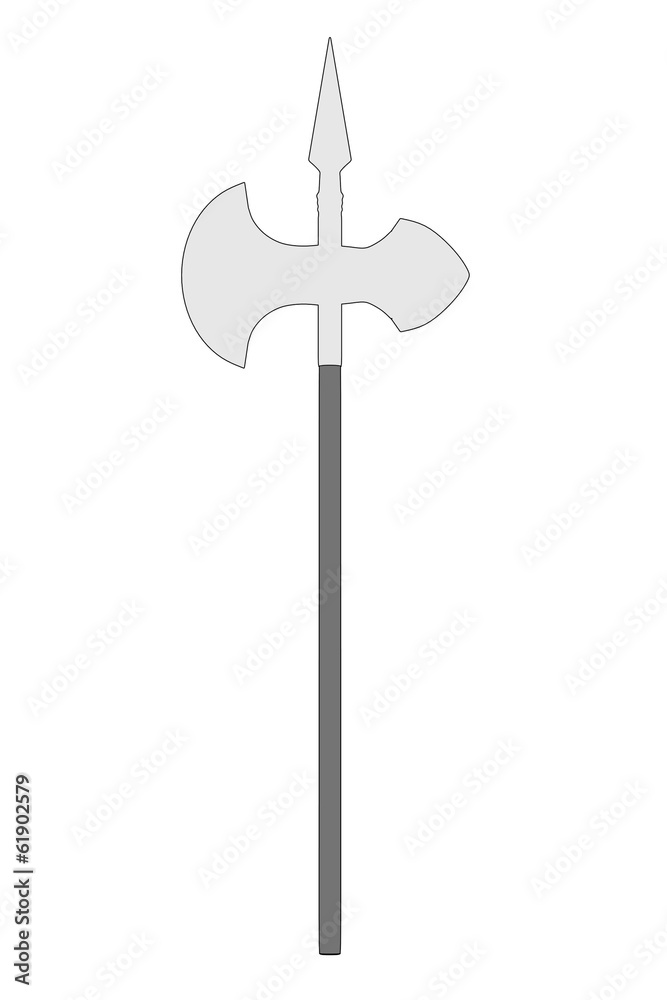 cartoon image of axe weapon cartoon image of axe weapon