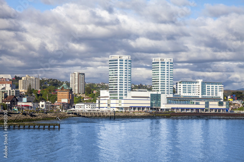 Panoramic view of Puerto Montt, Chile. photo