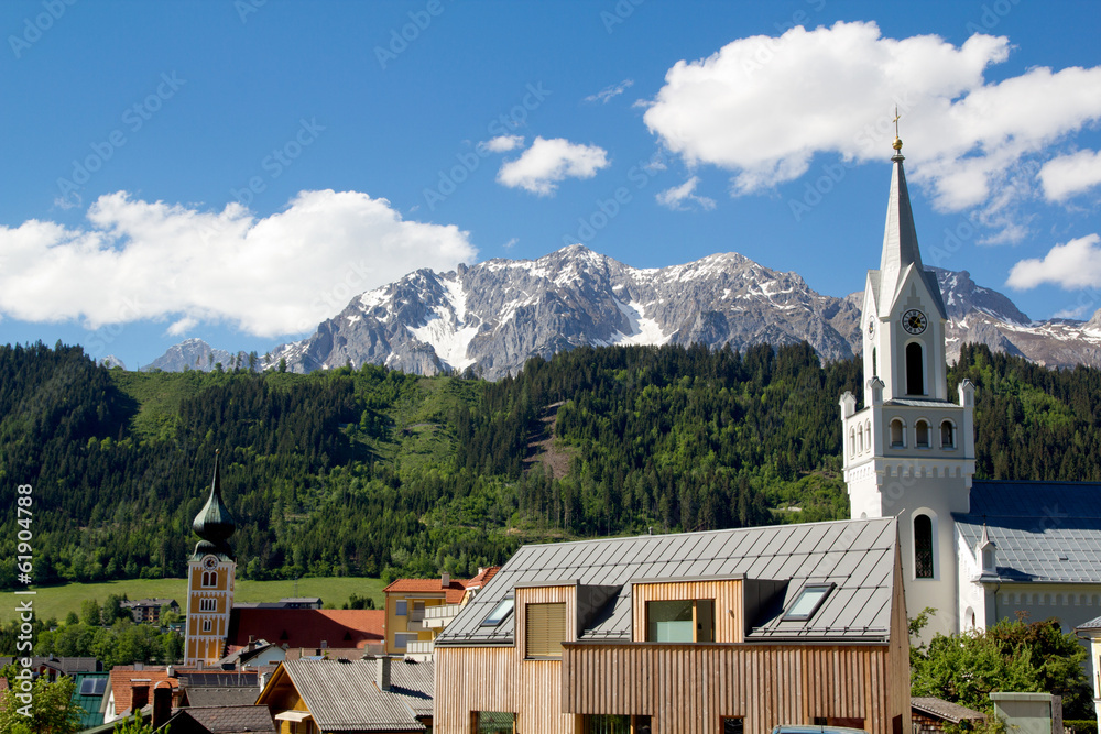 Fototapeta premium Sommerliches Schladming