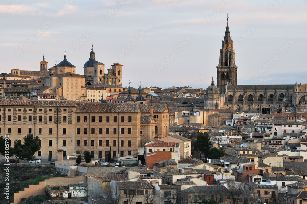 Panoramic view of Toledo (Spain)