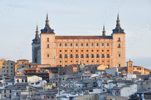 Vista del Alcazar de Toledo (España)