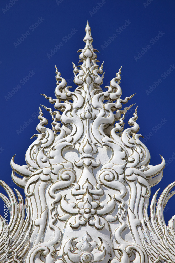 Fototapeta premium white temple in sun light
