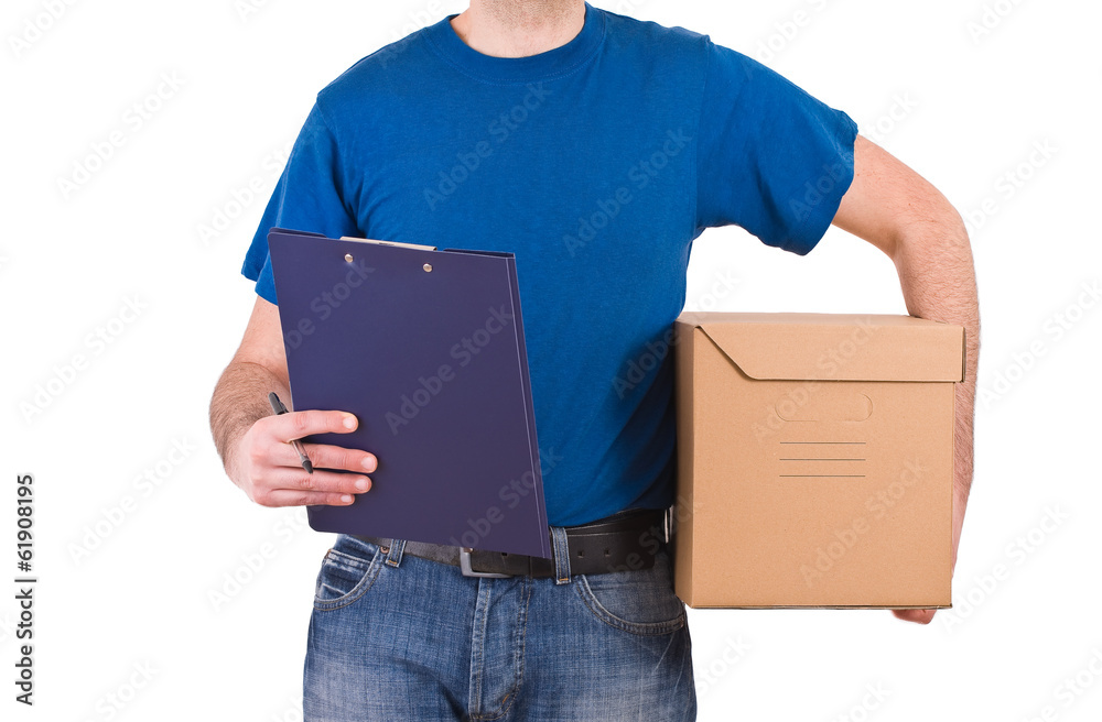 Delivery man. Delivery man.