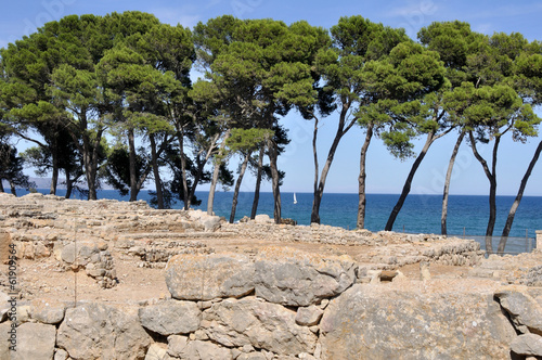 Ruins of Empuries, ancient greek and roman city, Catalonia