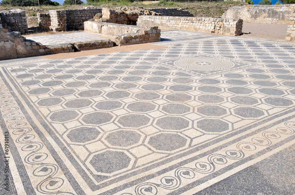 Fototapeta premium Ruinas de Empúries, antigua ciudad griega y romana, Cataluña