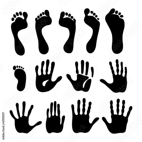 Generation hand and foot prints