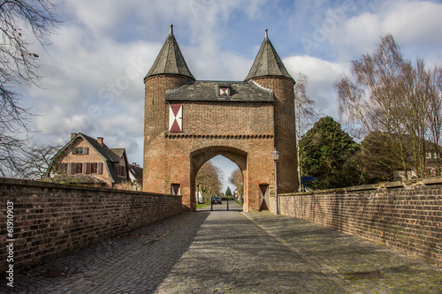 Klever city gate in the old roman city of Xanten photo