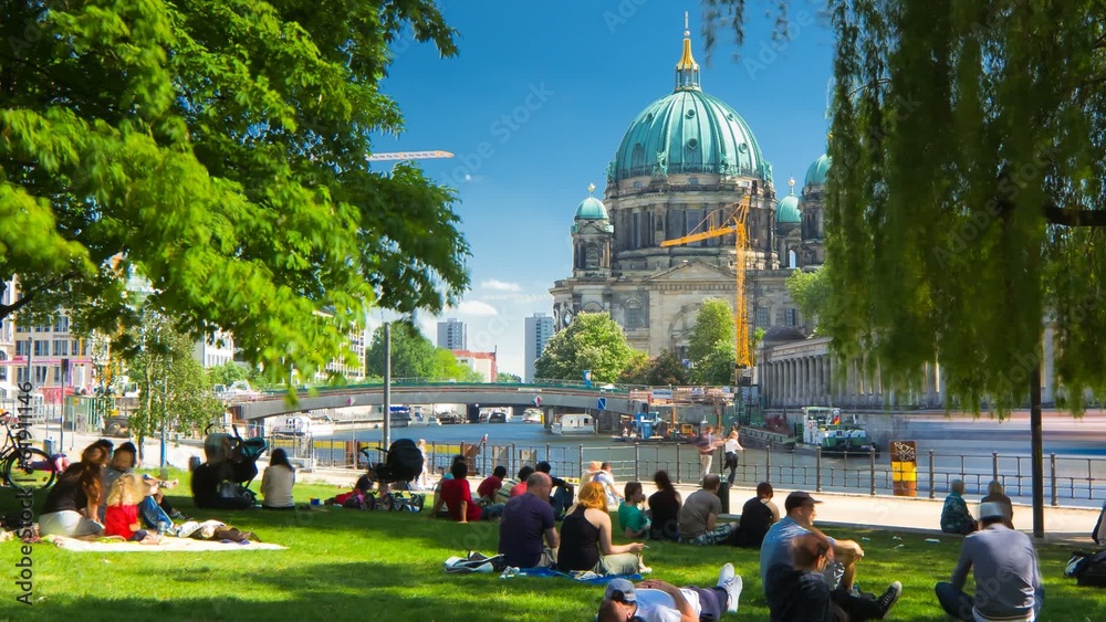 Berliner Dom, timelapse