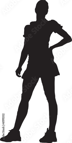 Silluet of a woman