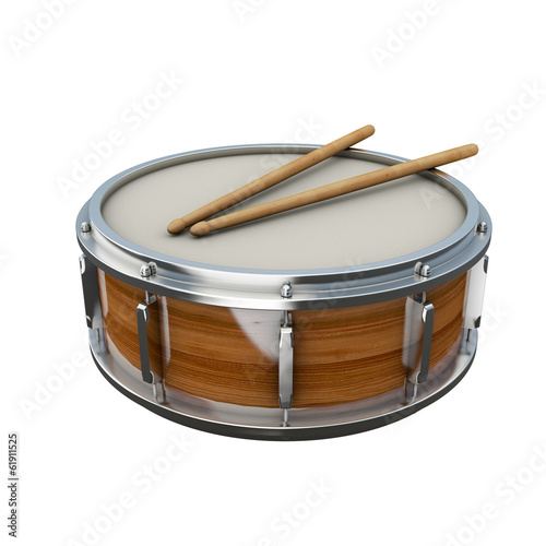 Foto 3D Icon Snaredrum freigestellt
