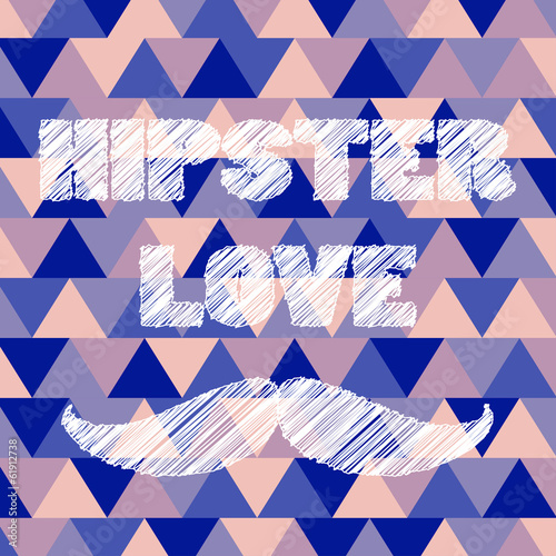 hipster mustache