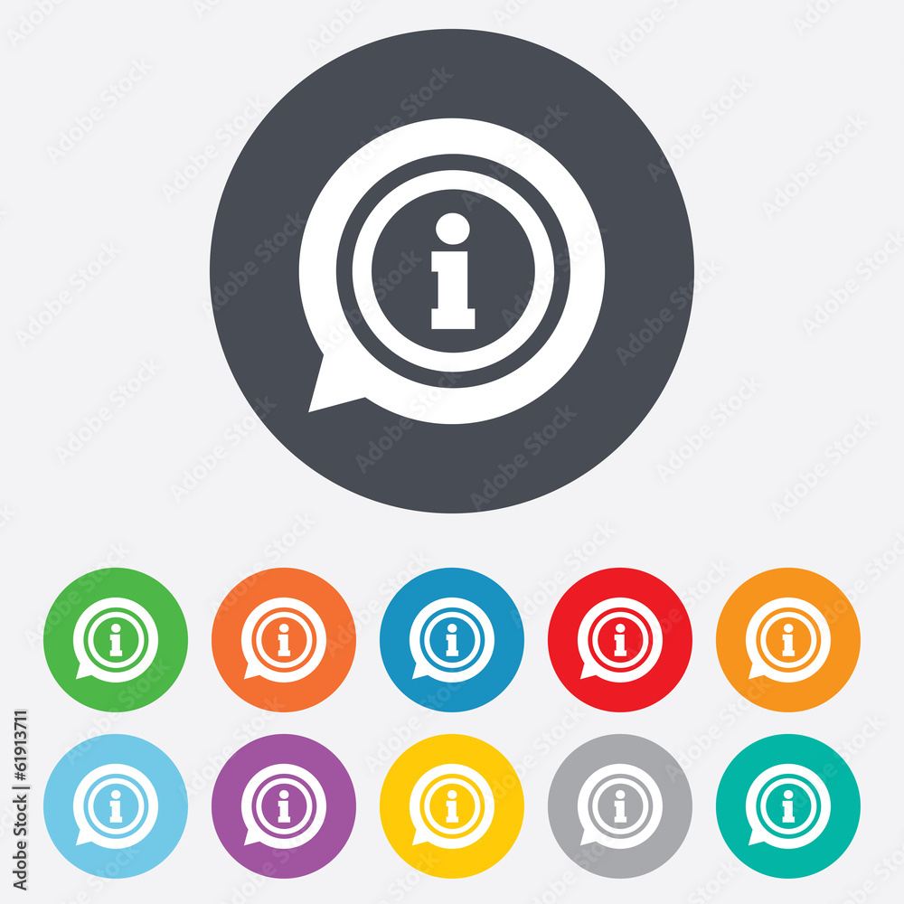 Information sign icon. Info symbol. Information sign icon. Info symbol.