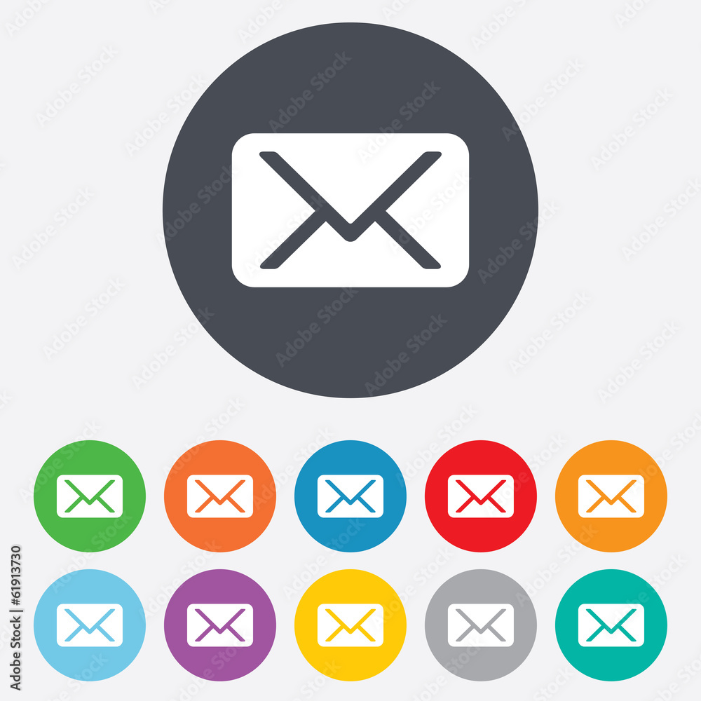 Mail icon. Envelope symbol. Message sign. Mail icon. Envelope symbol. Message sign.