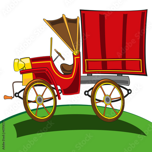 Delivery truck.
