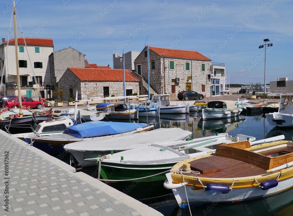 Harbor of the village Betina on the island Murter