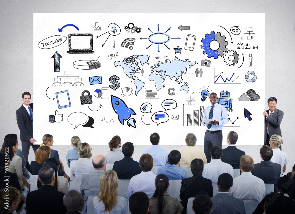 Business Presentation with Board Business Presentation with Board