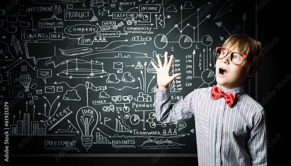 Smart schoolboy Smart schoolboy