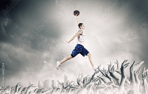 Basketball player © Sergey Nivens