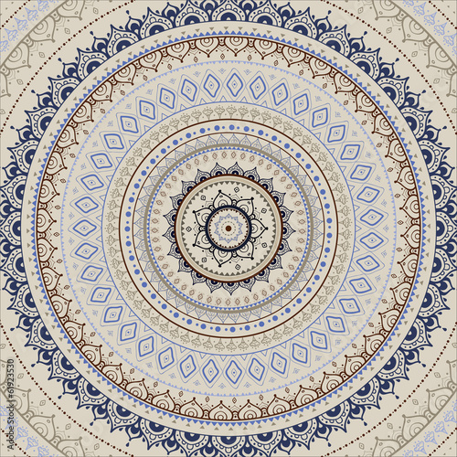 Mandala. Indian decorative pattern.