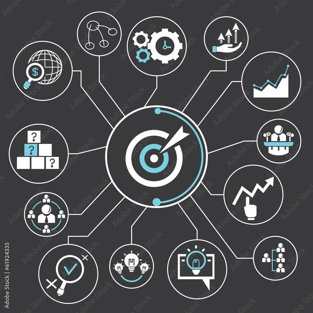 business strategy solution concept network, info graphics business strategy solution concept network, info graphics