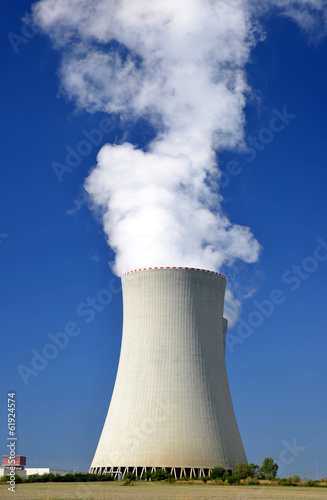 Nuclear power plant Temelin in Czech Republic Europe