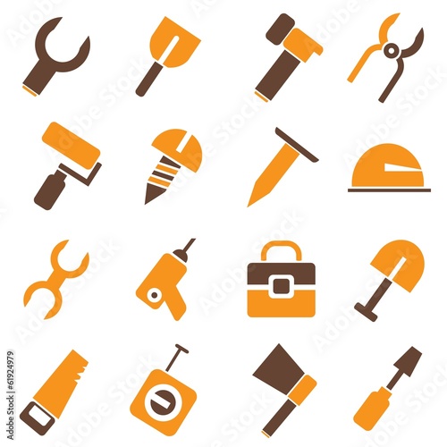 tools, orange theme