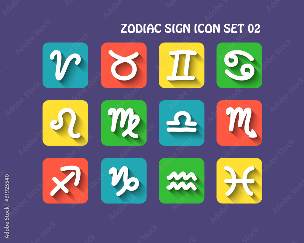 zodiac icon set 02 zodiac icon set 02