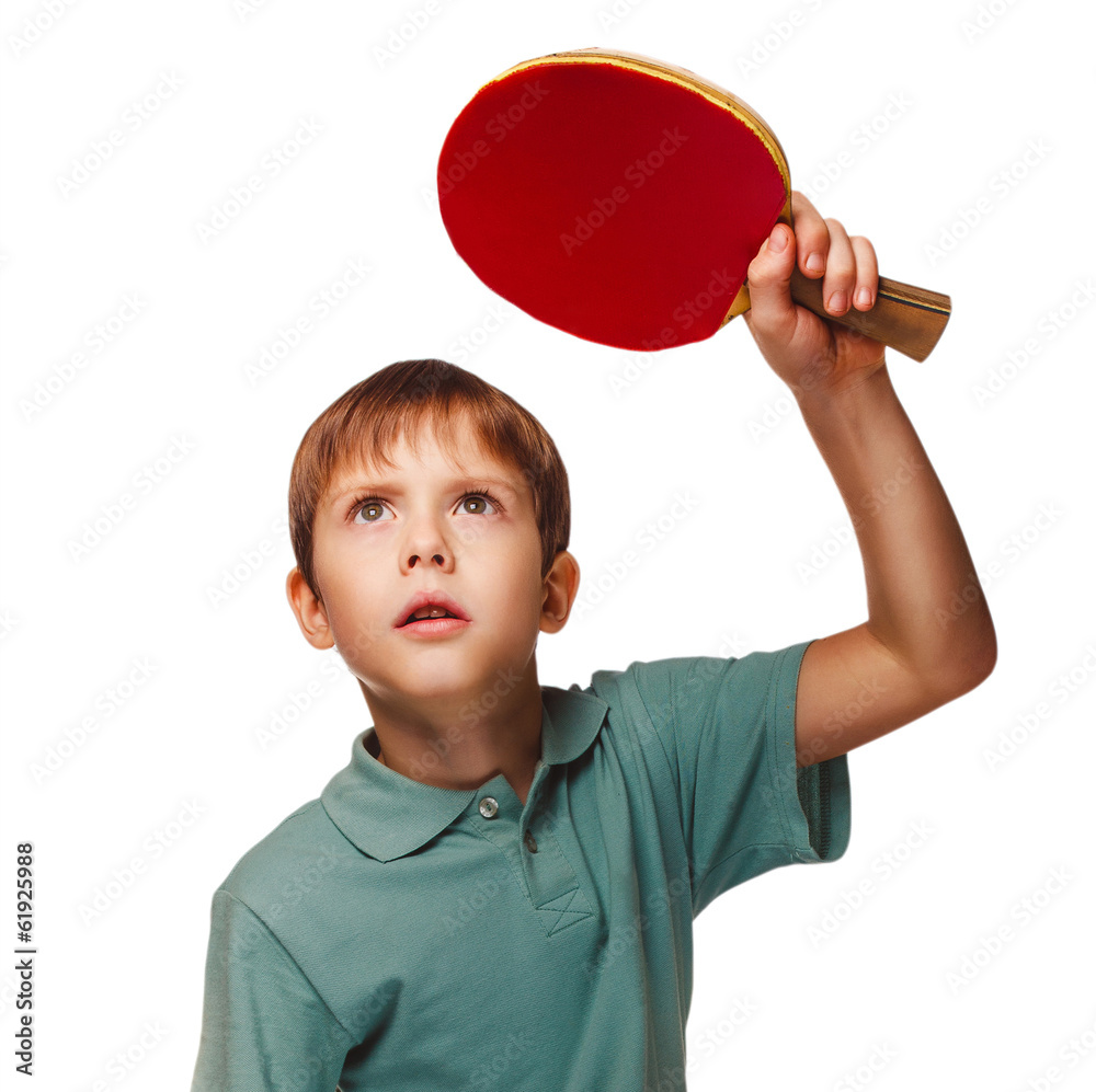 blond boy playing table tennis forehand topspin blond boy playing table tennis forehand topspin