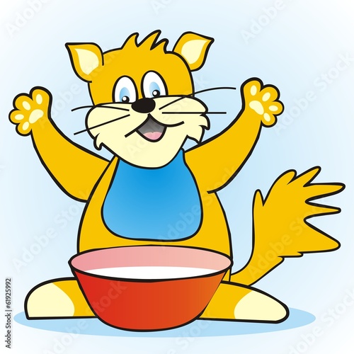 cat, animal, vector funny illustration