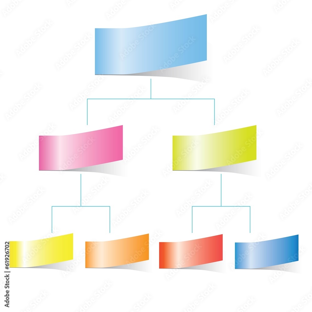 sticky note paper diagram