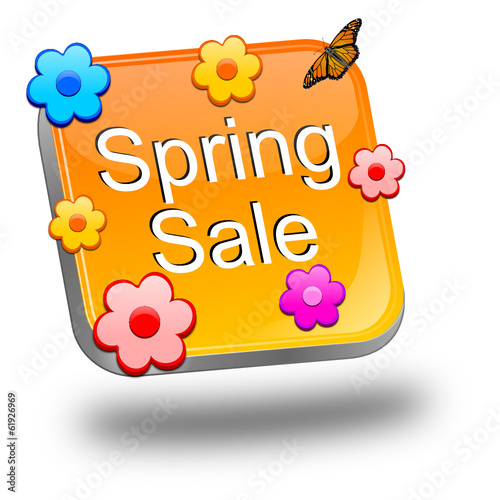 Spring sale button