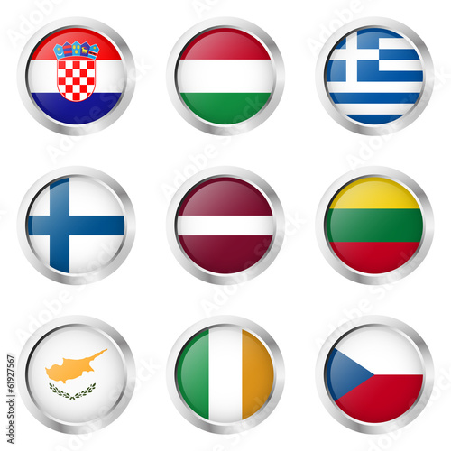 Länder - Sticker : Irland, Griechenland, Finnland, ...