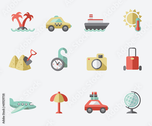 Travel icons