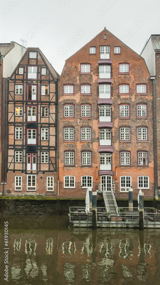 Hamburg, Altstadt, Speicherstadt, Elbe, Herbst, Deutschland