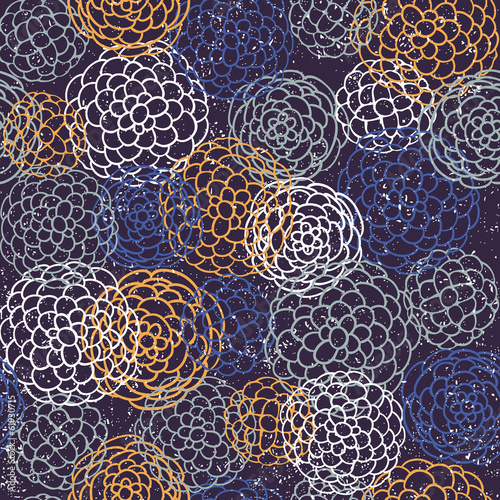 Seamless japanese style pattern. illustration