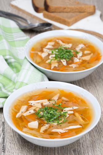vegetable soup with chicken