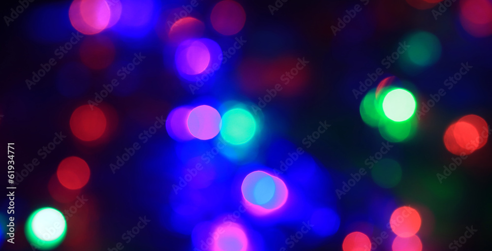 Multicolor bokeh circle background.