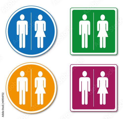 Logo toilettes.