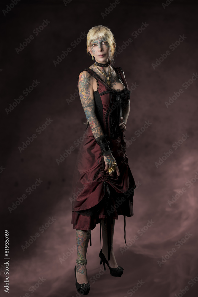 tattoo carnival gothic woman
