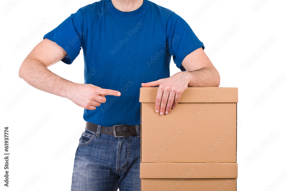 Delivery man. Delivery man.