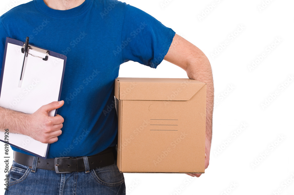 Delivery man. Delivery man.