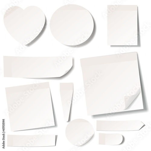 Set mit verschiedenen Memos