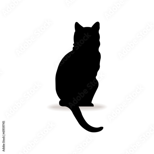 Form contour cat logo