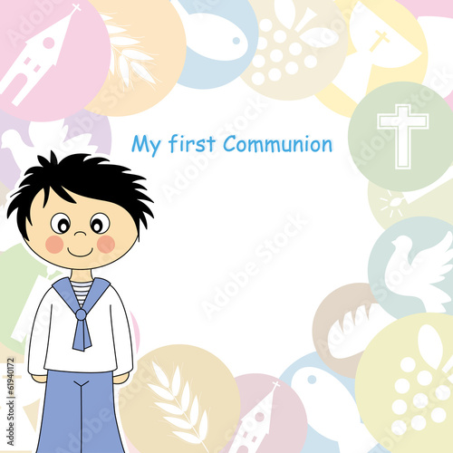 boy first Communion