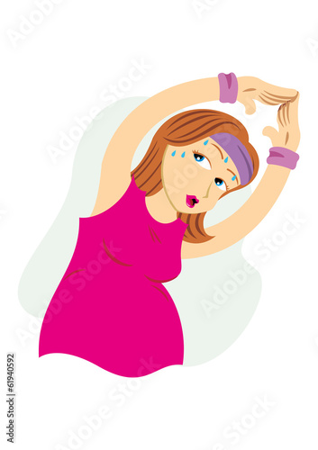 Pregnant woman physical fitness