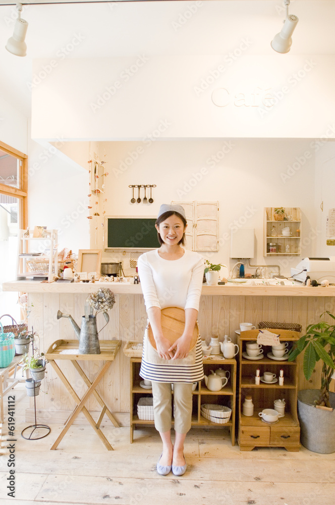 portrait of cafe staff