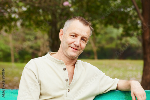 Outside mans portrait a