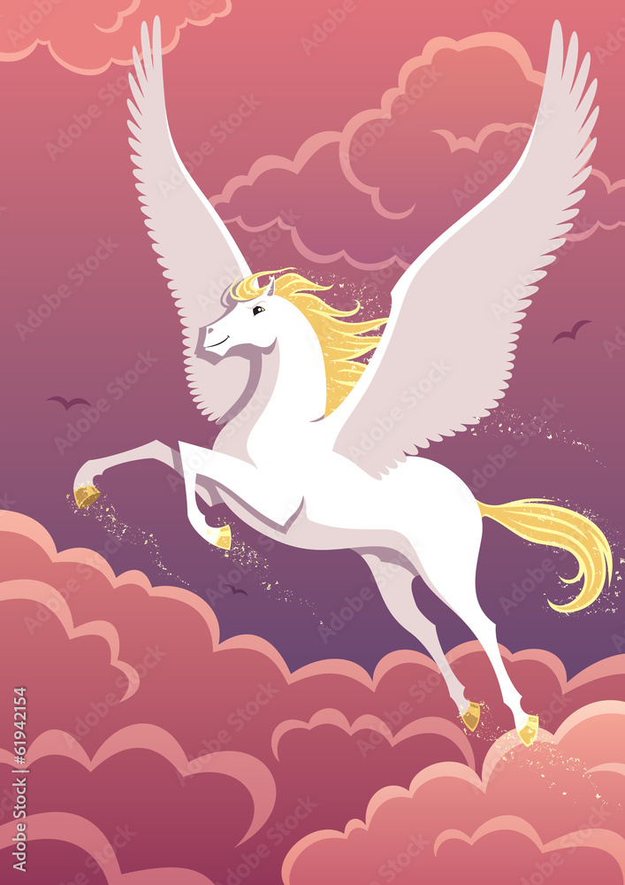 Naklejka premium Pegasus